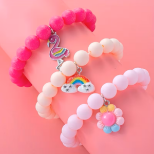 3pcs Handmade Beaded Bracelet for Girls