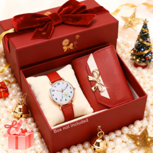 2pcs Women's Minimalist Fashion High-End Luxury Elegant Watch Set