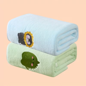2pcs Newborn Ultra Soft Bath Towels